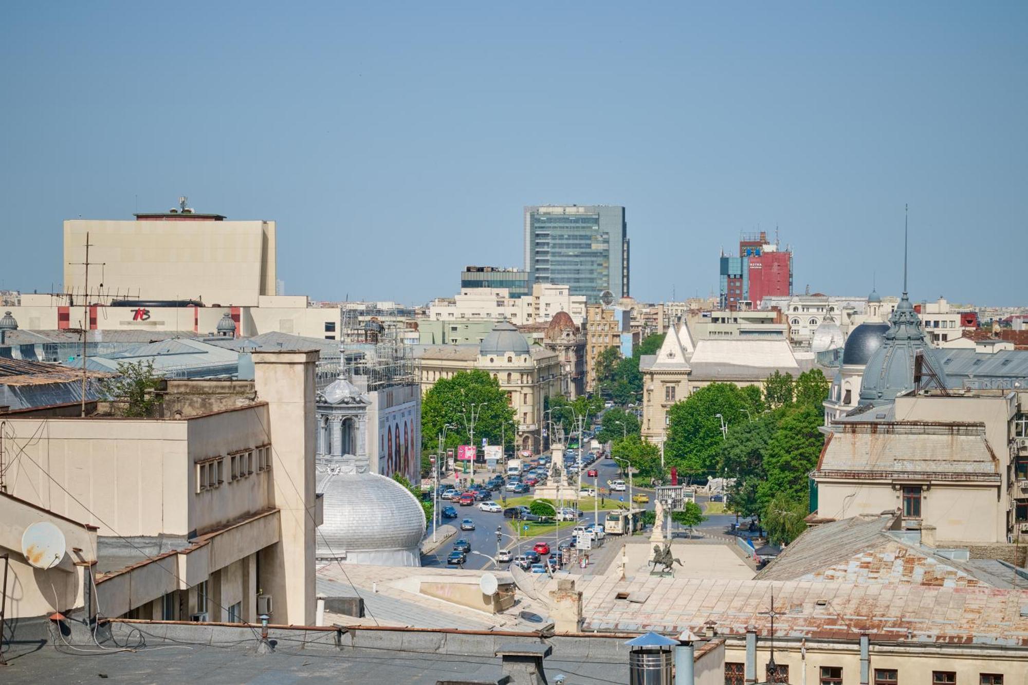 City View - Luxury Apartment A - Old City - Victoriei Bukarest Kültér fotó