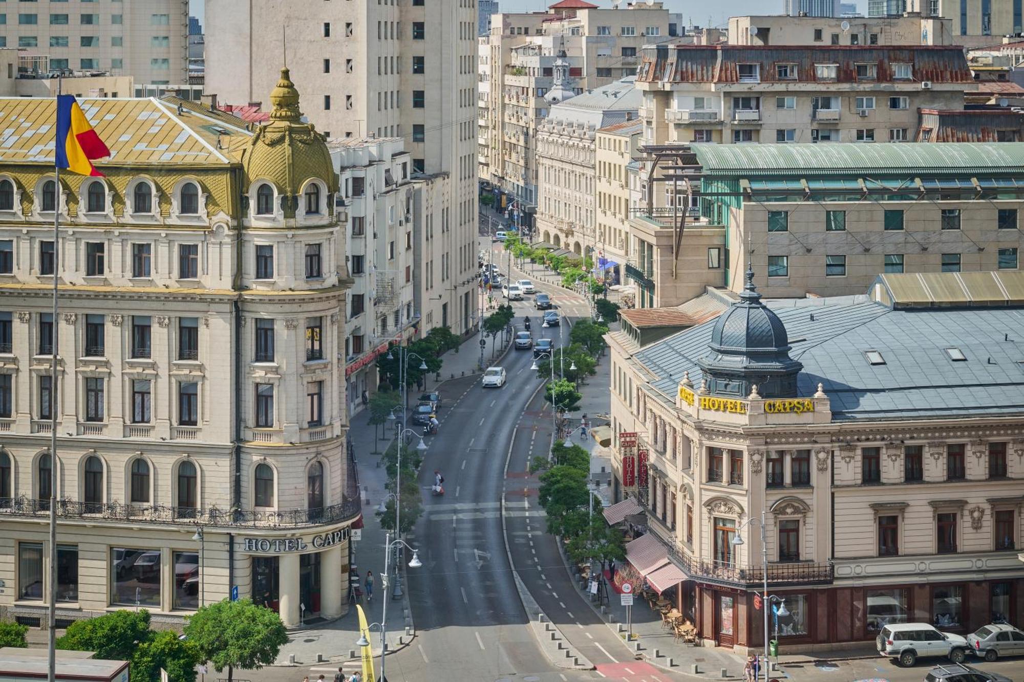 City View - Luxury Apartment A - Old City - Victoriei Bukarest Kültér fotó